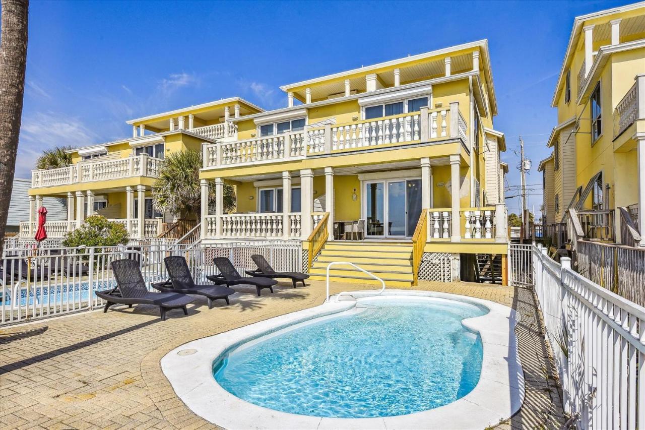 Just Beachy - 5 Bedroom 5 Bathroom Beach Front Home! Sleeps 20 Home Panama City Beach Exterior foto